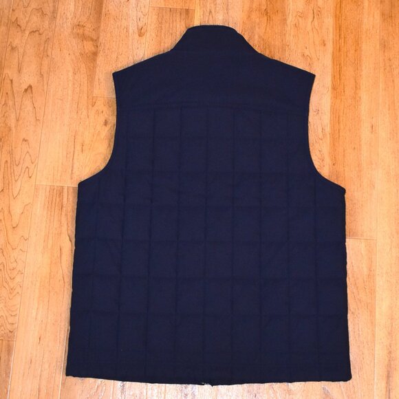Orvis Dark Blue Quilted Full Zip Vest Sz‎ M - Picture 2 of 4